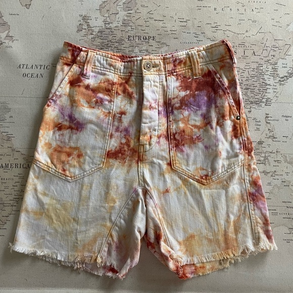 We The Free She's A Legend Harem Shorts | Free People Tie Dye Shorts - Picture 2 of 11